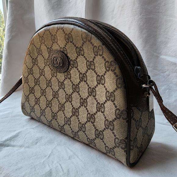 Rare Authenticated Vintage Gucci GG Monogram Canvas Bag - Picture 2 of 14